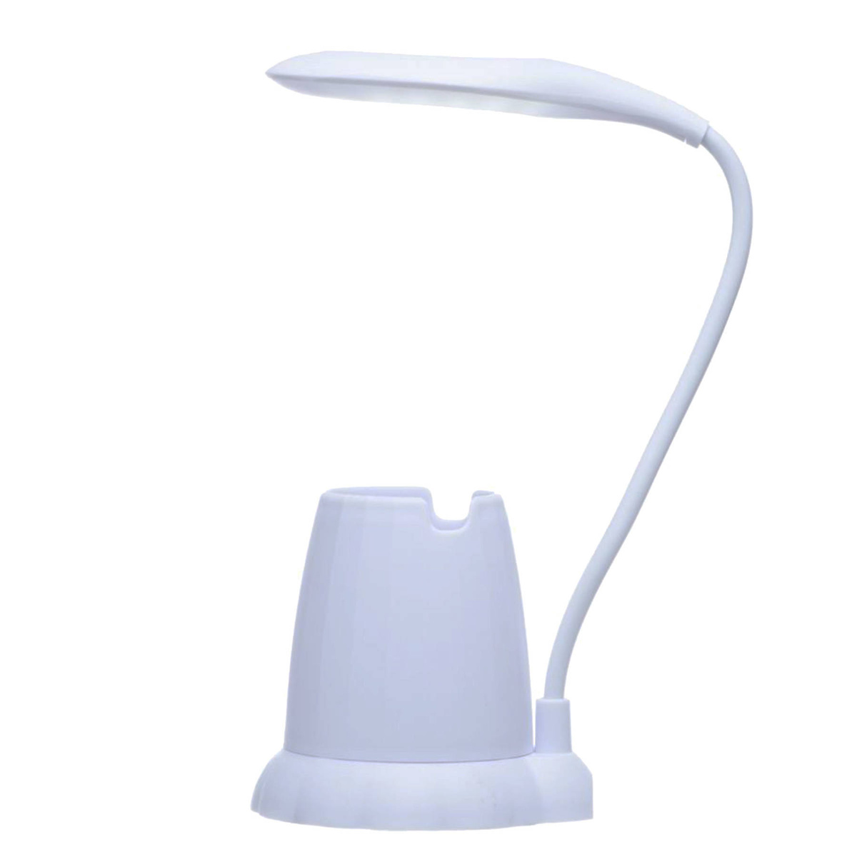 LAMPKA BIURKOWA Z POJEMNIKIEM LED USB PODSTAWKA NA TELEFON  DLA DZIECI