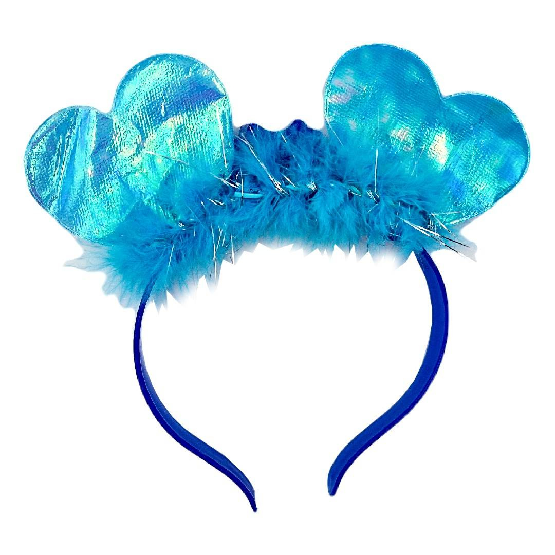  OPASKA NA GŁOWĘ DLA DZIEWCZYNKI KORONA BŁĘKITNA