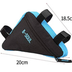 SASZETKA ROWEROWA SAKWA ETUI TORBA POKROWIEC NA ROWER TRÓJKĄTNA NA RAMĘ
