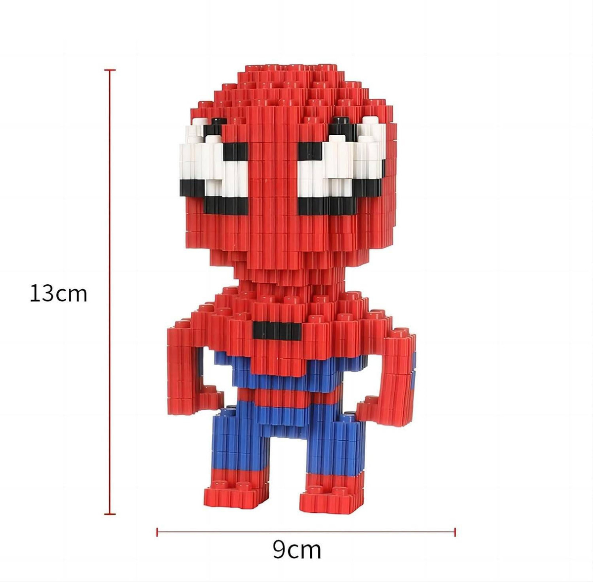 KLOCKI KONSTRUKCYJNE DO UKŁADANIA SPIDERMAN PUZZLE 3D FIGURKA 518 ELEMENTÓW