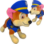 PSI PATROL CHASE PLUSZOWA MASKOTKA 20CM DŹWIĘK ŚPIEWA PRZYTULANKA Z BAJKI