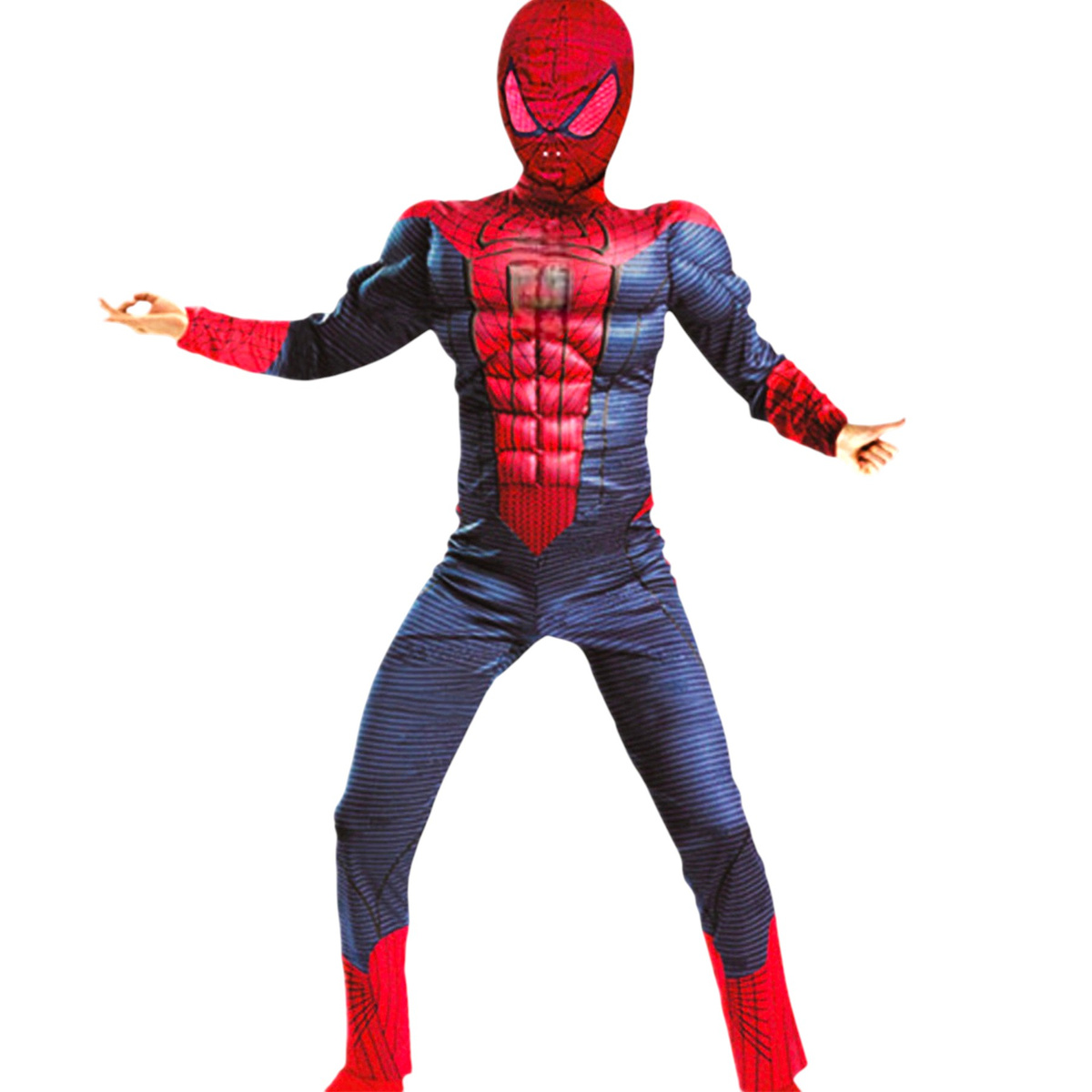 SPIDERMAN Zestaw Strój Dla Chłopca Kostium + Wyrzutnia Sieci 