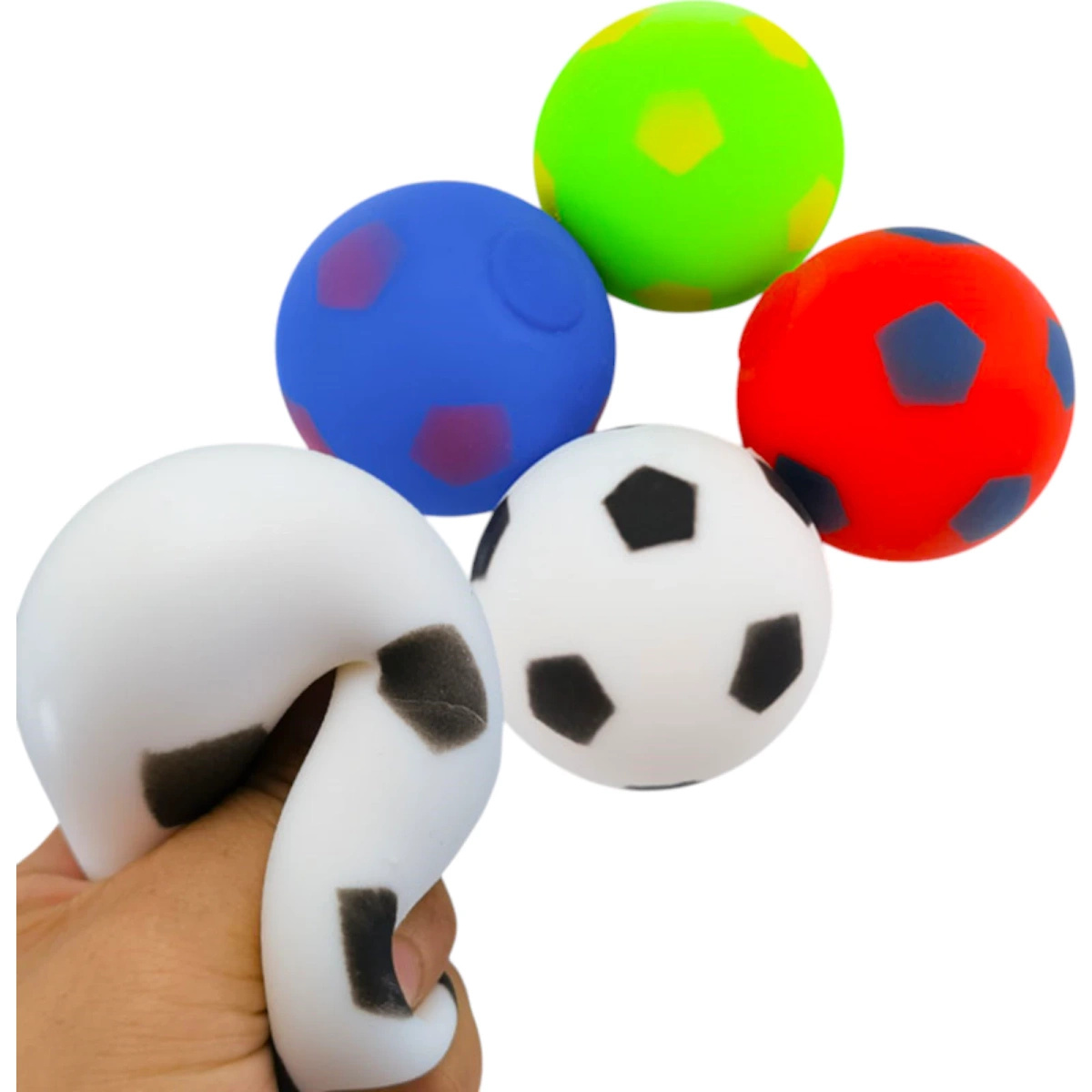 GNIOTEK ANTYSTRESOWY PIŁKA NOŻNA ZABAWKA SENSORYCZNA ANTYSTRESOWA FIDGET