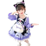 KUROMI STRÓJ DLA DZIEWCZYNKI SUKIENKA NA BAL KOSTIUM PRZEBRANIE roz 130/140
