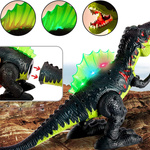 DINOZAUR T-REX ŚWIECI RYCZY CHODZI ZIEJE PARĄ XXL FIGURKA INTERAKTYWNA