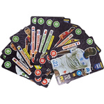 CZARNE KARTY PIŁKARSKIE Z PIŁKARZAMI ZESTAW 10 SZTUK KART EDYCJA SPECJALNA