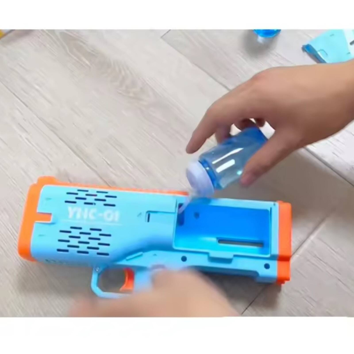 PISTOLET NA BAŃKI MASZYNA DO BANIEK MYDLANYCH GENERATOR AKCESORIA PŁYN