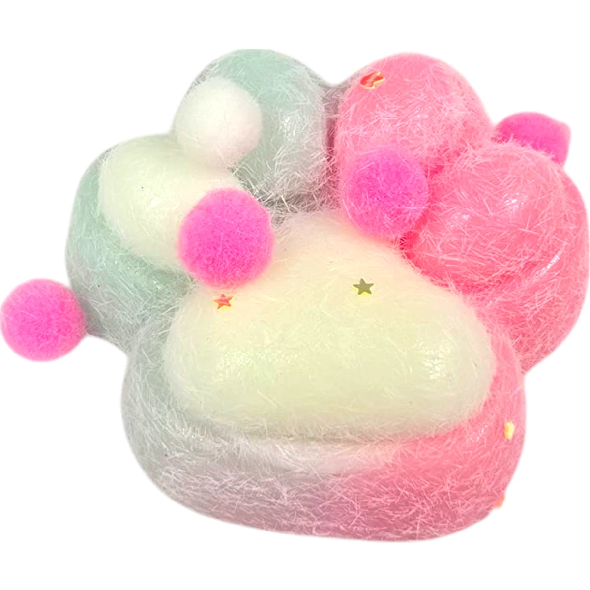 KOCI ŁAPKA GNIOTEK ANTYSTRESOWY SENSORYCZNY FIDGET PSIA ŁAPA SQUISHY PUSH