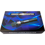 MOCNY WSKAŹNIK LASEROWY LASER POINTER ZIELONY AKU + ŁADOWARKA I NAKŁADKA
