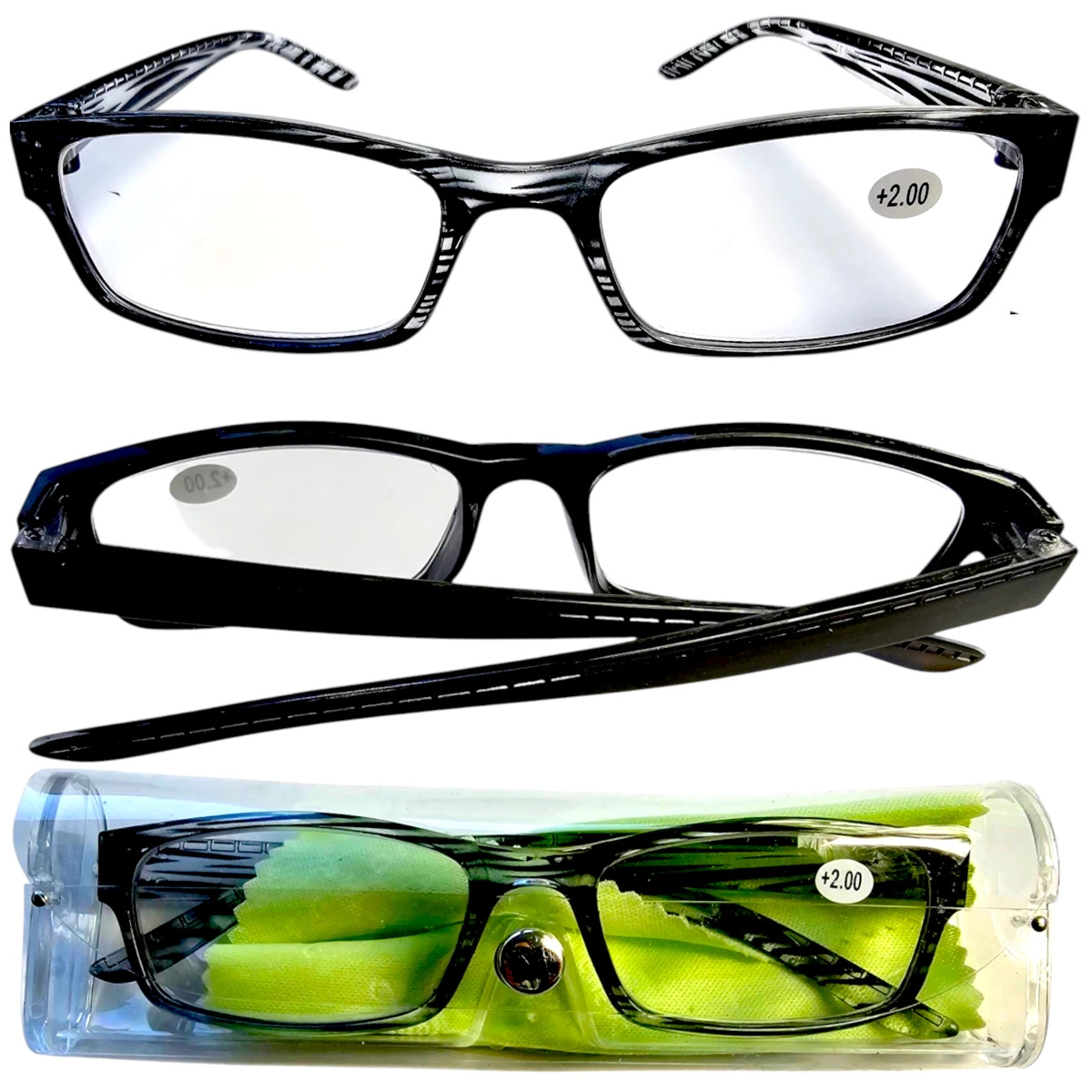 OKULARY KOREKCYJNE DO CZYTANIA UNIWERSALNE UNISEX PLUSY POWIĘKSZAJĄCE 1-4