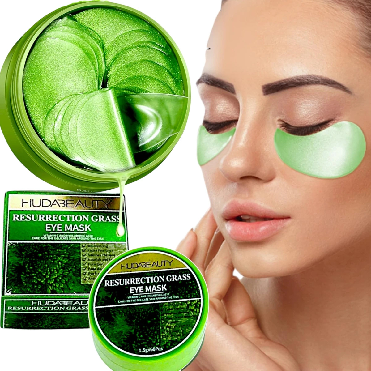 HYDRO ŻELOWE PŁATKI POD OCZY Z KOLAGENEM MORSKIM I WITAMINĄ C 60szt