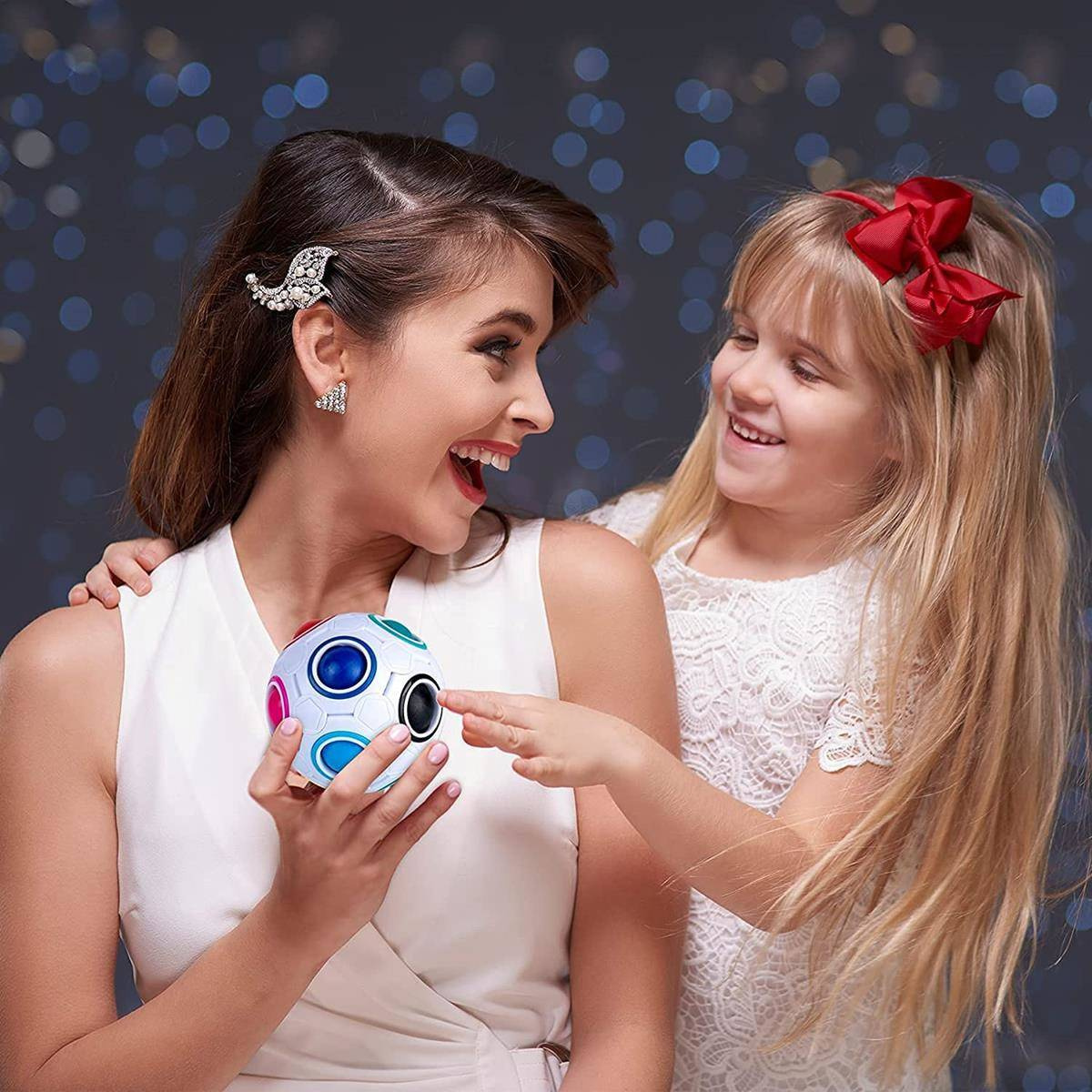 FIDGET MAGICZNA PIŁKA ANTYSTRESOWA KULKA KOLOROWA GNIOTEK SENSORYCZNY 