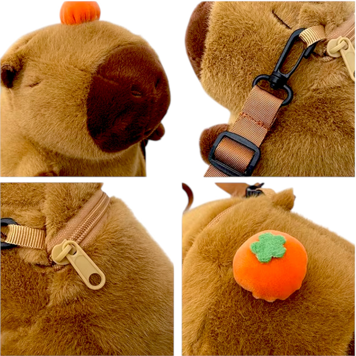 PLECAK KAPIBARA MASKOTKA PLUSZOWA NA PLECY