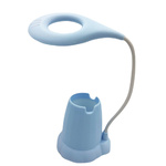 LAMPKA BIURKOWA Z POJEMNIKIEM LED USB PODSTAWKA NA TELEFON  DLA DZIECI