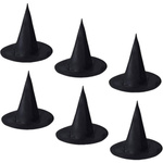 KAPELUSZ WIEDŹMY CZARODZIEJA CZAROWNICY CZARNY STRÓJ NA HALLOWEEN CZARNY