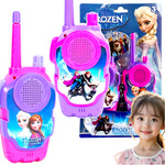 WALKIE TALKIE 2x KRÓTKOFALÓWKA KRAINA LODU ZESTAW ELSA ANNA SŁUCHAWKI