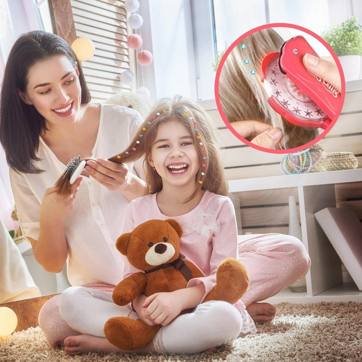 ZESTAW DO TWORZENIA DIAMENTÓW KRYSZTAŁKI OZDOBY NA UBRANIA MASZYNKA SZABLON