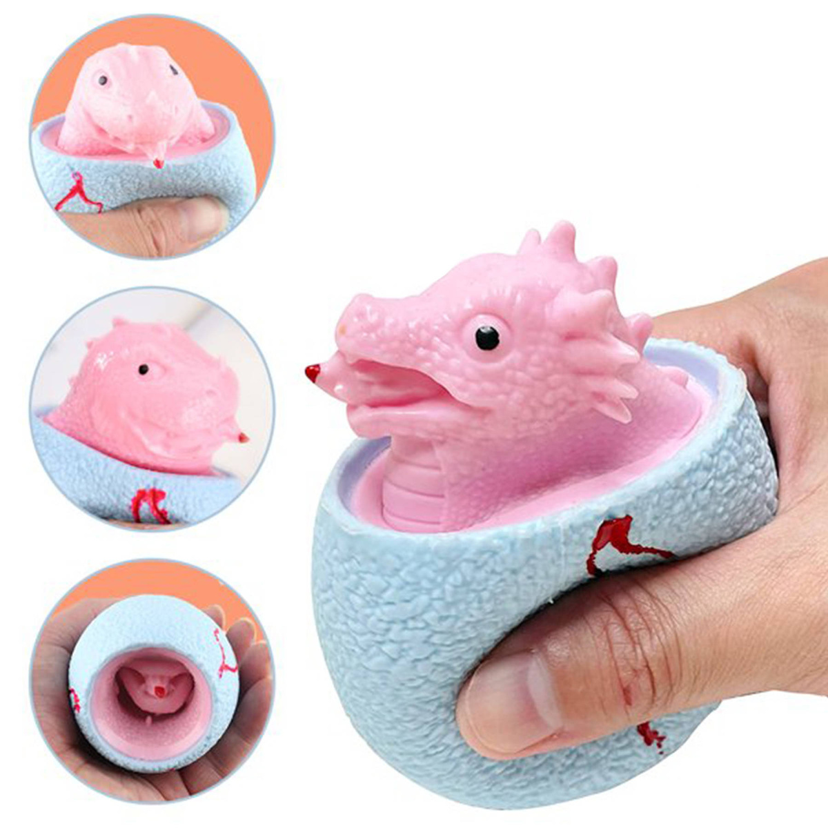 ZABAWKA ANTYSTRESOWA GNIOTEK JAJO DINOZAURA