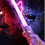 MIECZ ŚWIETLNY DLA DZIECI SAMURAJSKI SKŁADANY ŚWIECI W CIEMNOŚCI DŹWIĘK XXL