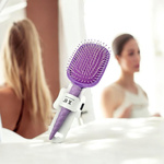 SZCZOTKA DO ROZCZESYWANIA WŁOSÓW Z LUSTERKIEM ZĄBKI MASUJĄCE SKÓRĘ GŁOWY