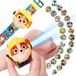 ZEGAREK 3D Z PROJEKTOREM PSI PATROL RUBBLE RZUTNIK WYŚWIETLA OBRAZ FIGURKA