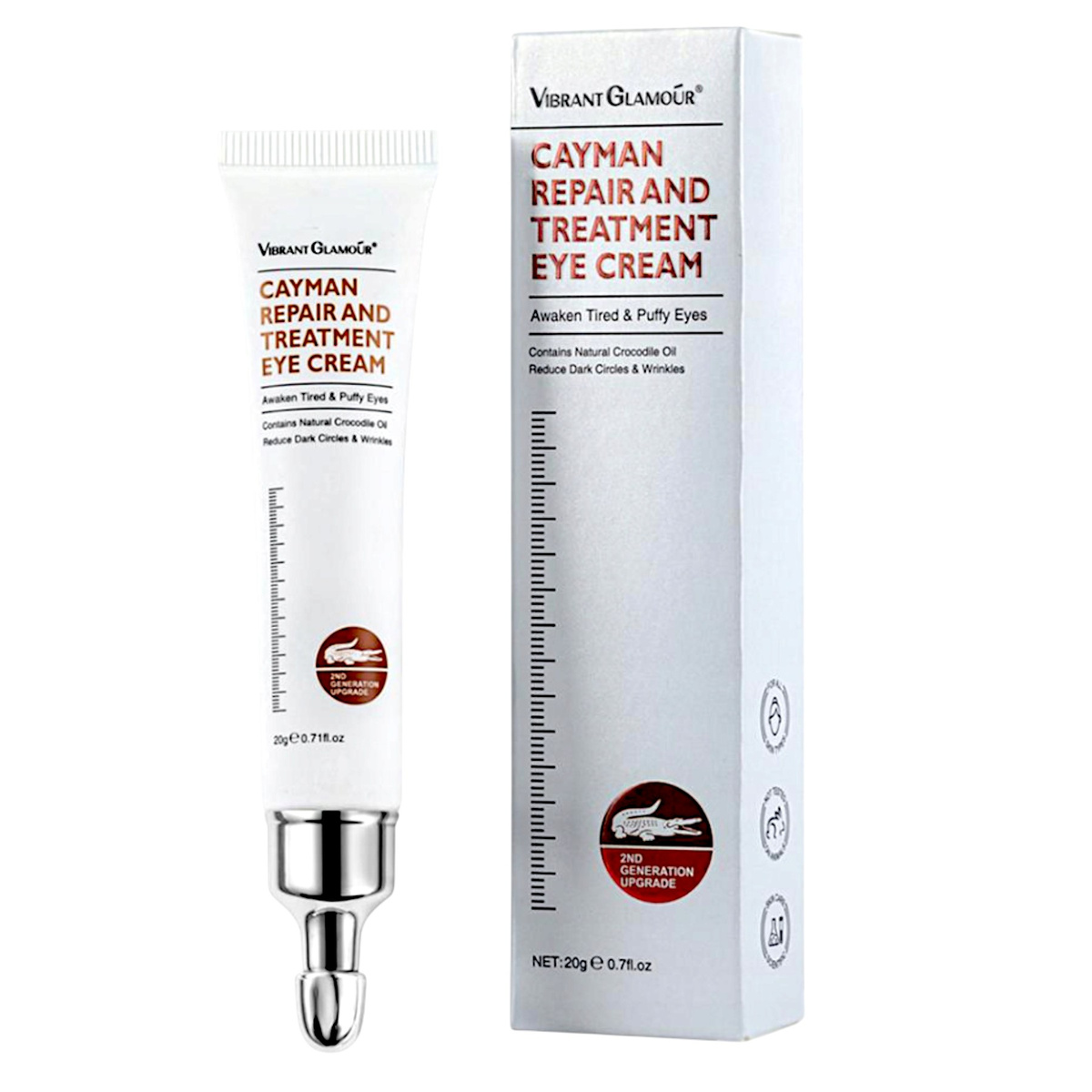 VIBRANT GLAMOUR REGENERUJĄCY KREM POD OCZY Z OLEJEM Z KROKODYLA 20g 