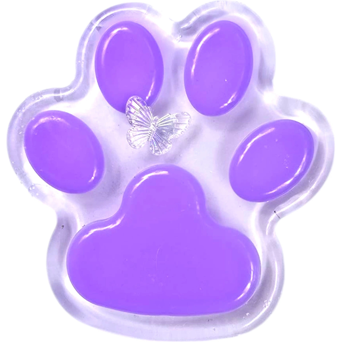 GNIOTEK ANTYSTRESOWY KOCIA ŁAPKA Z MOTYLEM ZABAWKA SENSORYCZNA ANTYSTRESOWA