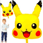DUŻY BALON FOLIOWY POKEMON PIKACHU NA URODZINY DLA DZIECI DUŻY 74cm