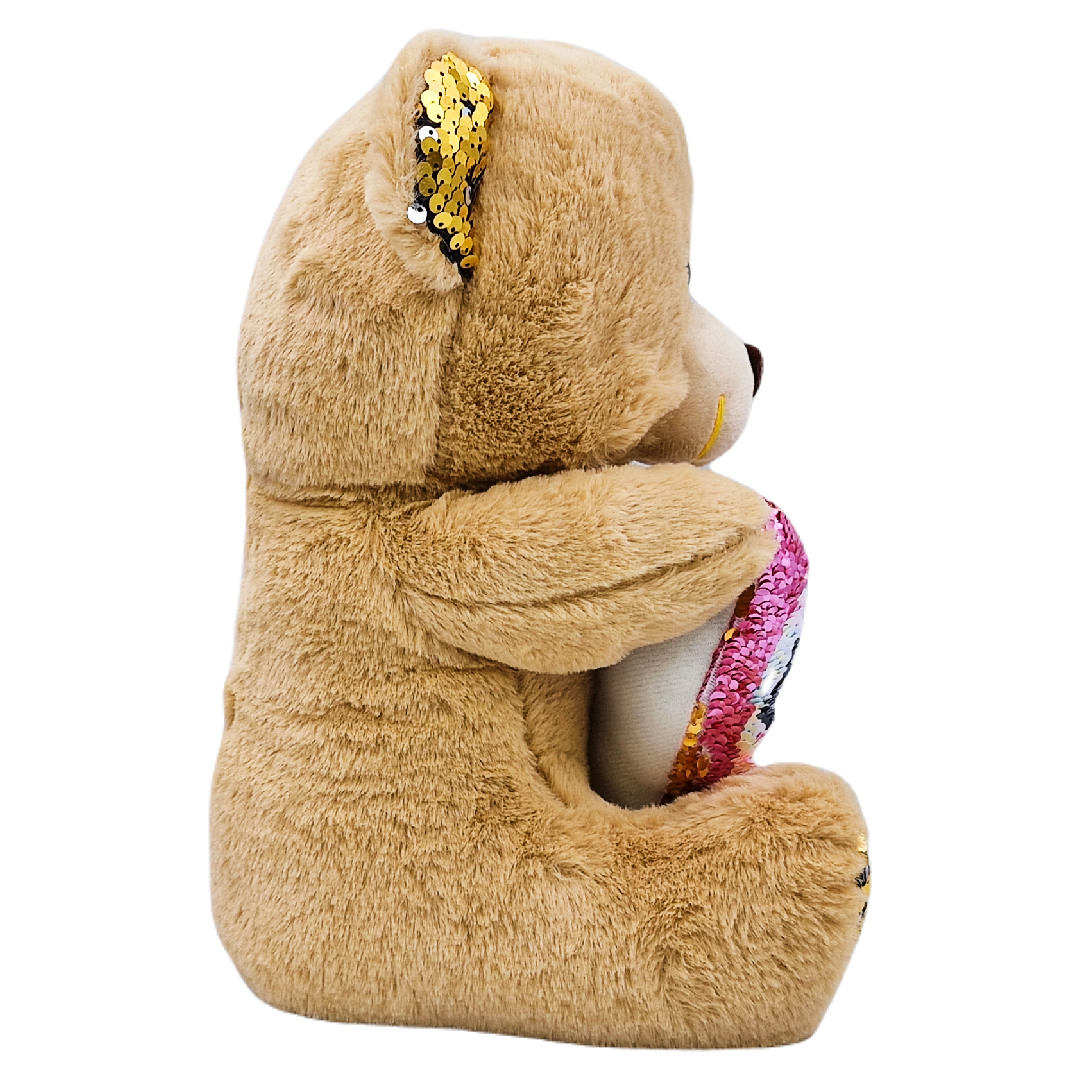 MASKOTKA MIŚ PLUSZOWY MASKOTKA SERCE LOVE PRZYTULANKA PREZENT PLUSZAK