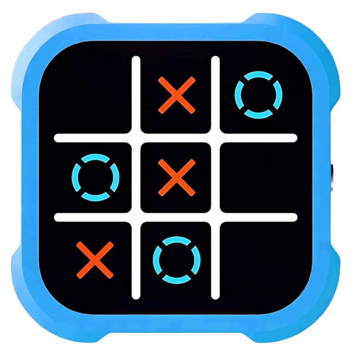 GRA KÓŁKO I KRZYŻYK ELEKTRONICZNA GRA LOGICZNA DLA DZIECI 4 TRYBY GRY