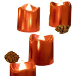 ŚWIECZKA WKŁAD DO ZNICZA EFEKT PŁOMIENIA 4 cm DO ZNICZY ŚWIECA NA BATERIE