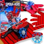 RĘKAWICA SPIDERMANA WYRZUTNIA SIECI STRZAŁKI RĘKAWICZKA PRZEBRANIE ZABAWKA