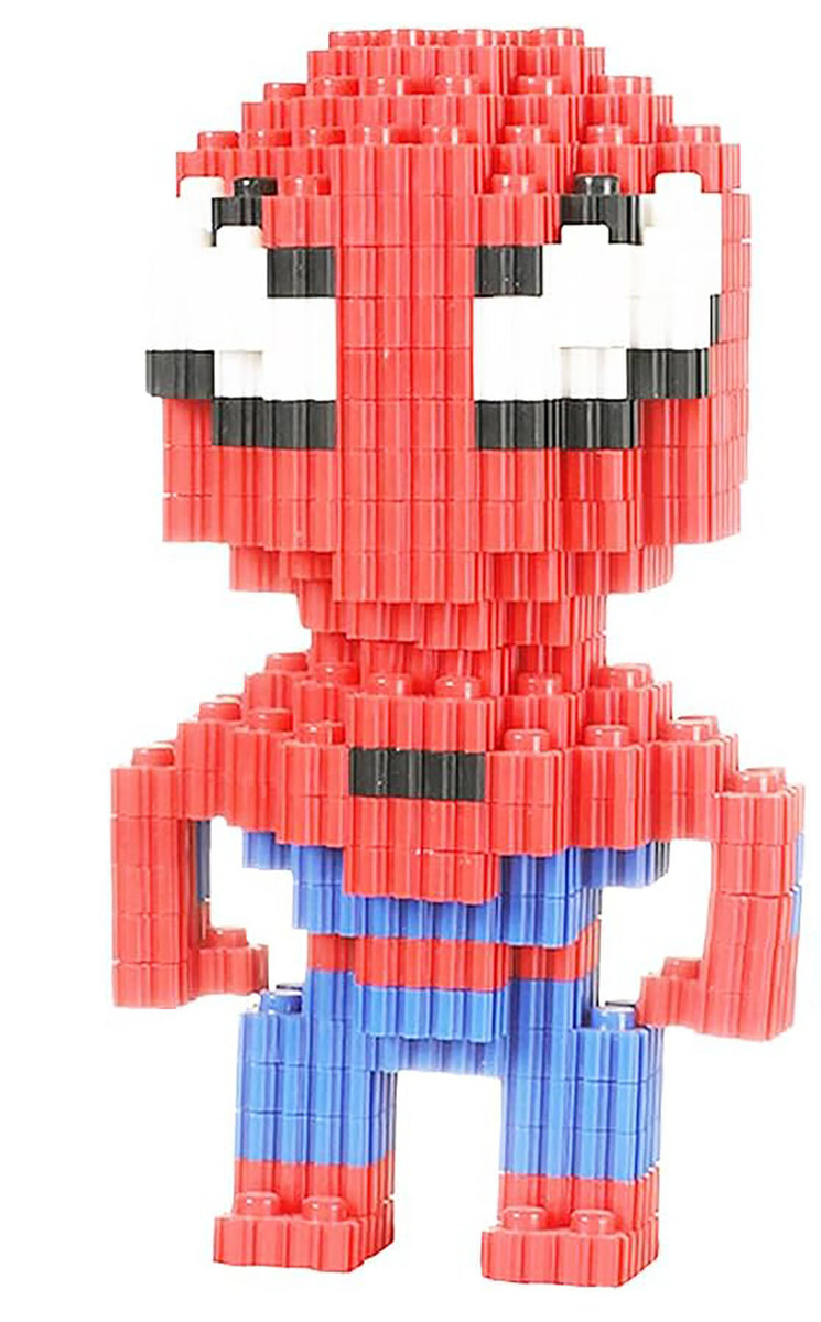 KLOCKI KONSTRUKCYJNE DO UKŁADANIA SPIDERMAN PUZZLE 3D FIGURKA 518 ELEMENTÓW