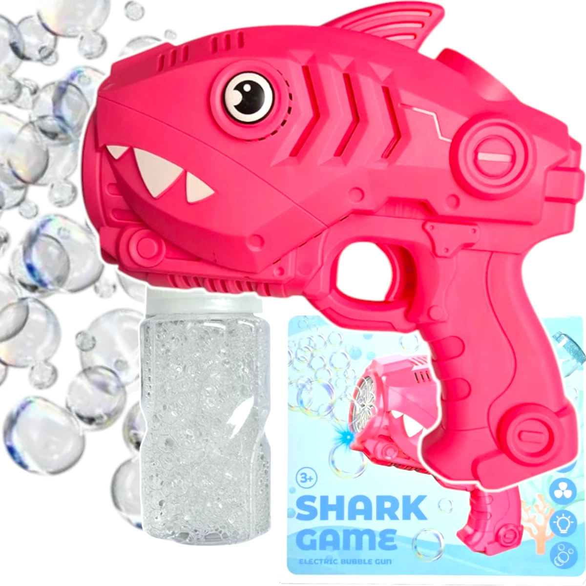 PISTOLET DO BANIEK MYDLANYCH REKIN ZABAWKA DLA DZIECI AUTOMATYCZNY 