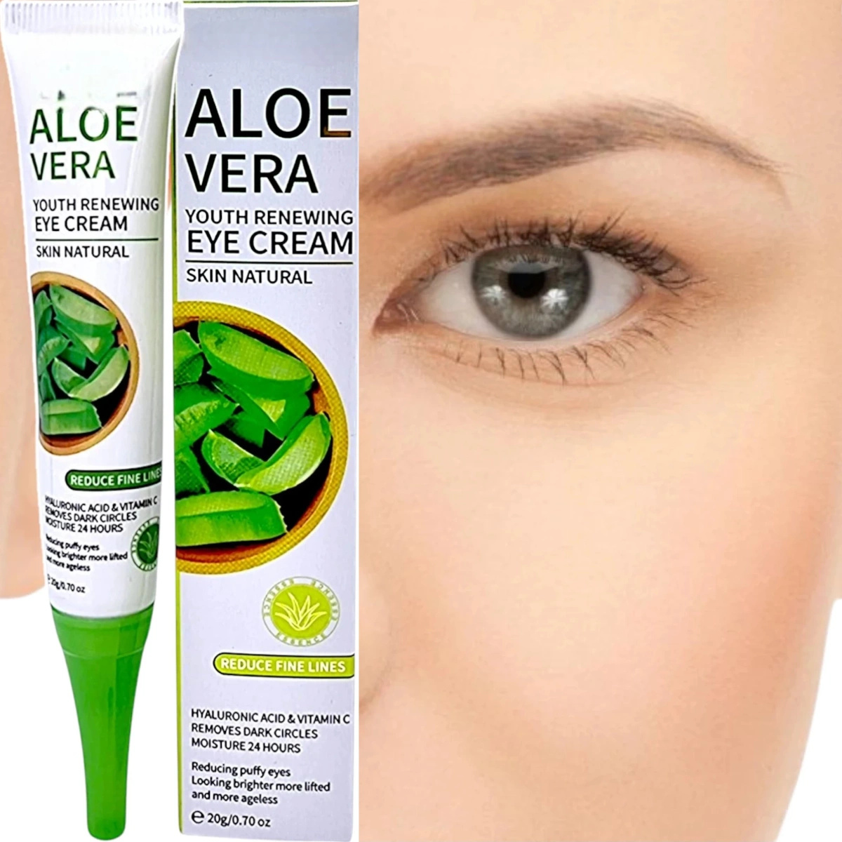 HB KREM POD OCZY 3w1 ALOE VERA 30g REGENERACJA NAWILŻENIE LIFTING