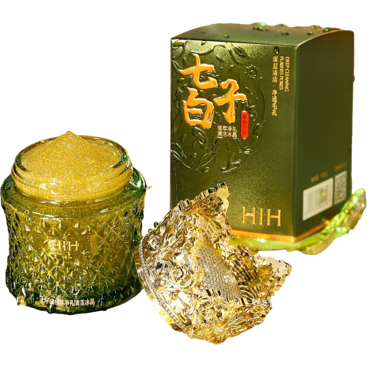 HIH OCZYSZCAJĄCY ŻEL DO MYCIA TWARZY KORONA 100g ODŚWIEŻAJĄCA FORMUŁA