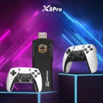 KONSOLA RETRO GRA TELEWIZYJNA PRZENOŚNA 30000 GIER 2 PADY BEZPRZEWODOWE 64G