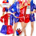 STRÓJ HARLEY QUINN DLA DZIEWCZYNKI NASTOLATKI PRZEBRANIE NA BAL KOSTIUM XL