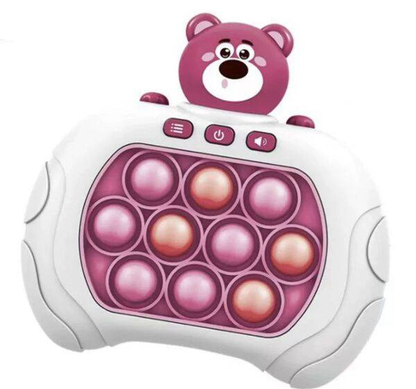 GRA POP IT FAST PUSH ANTYSTRESOWA ZRĘCZNOŚCIOWA BĄBELKI ELEKTRYCZNA KONSOLA