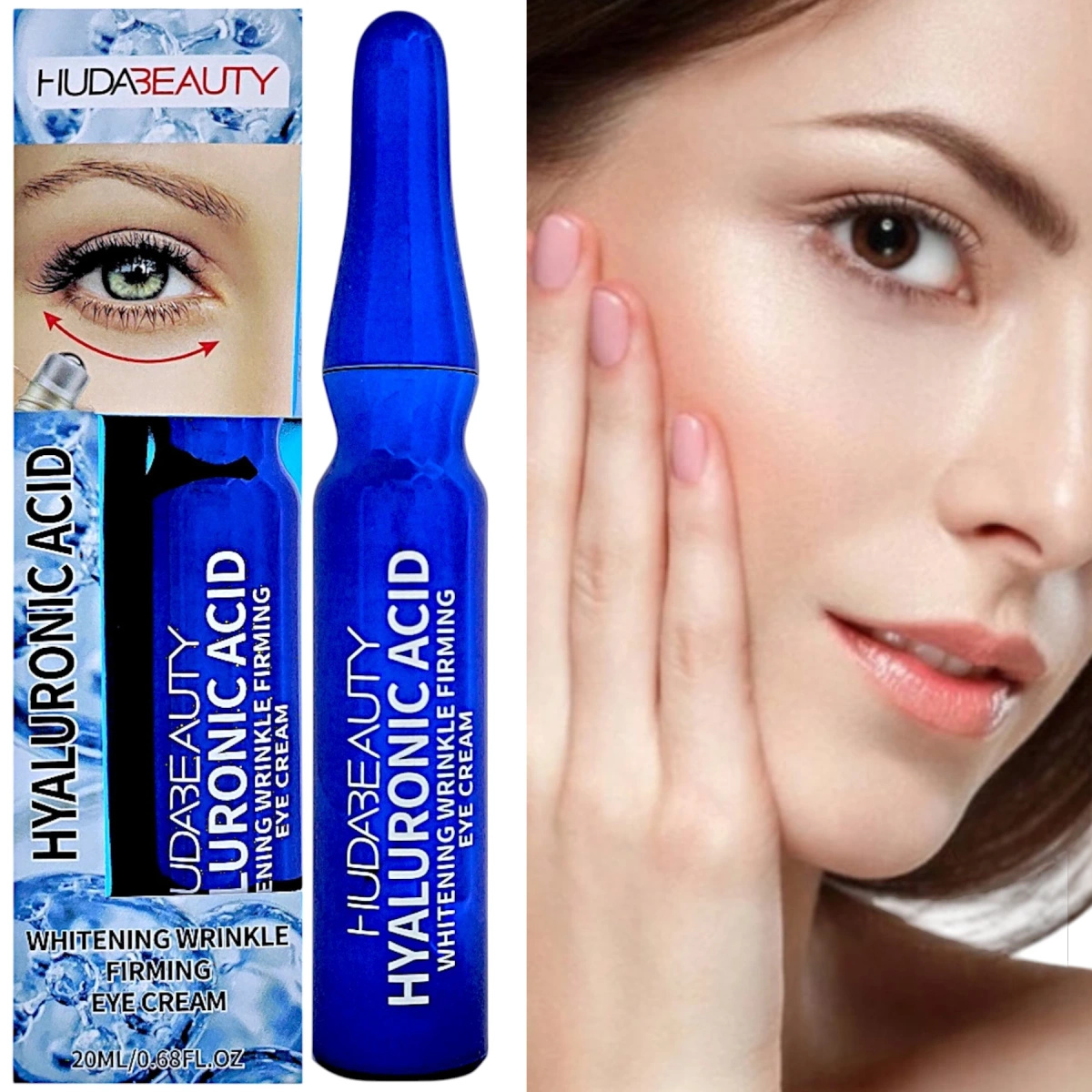 HB KREM POD OCZY Z CYANOBACTERIA APLIKATOR ROLL-ON 20ml LEKKA FORMUŁA