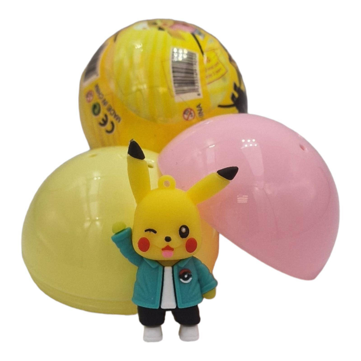 POKEBALL KULA + FIGURKA NIESPODZIANKA POKEMON 2w1 POKEBALL Z BAJKI PIŁKA