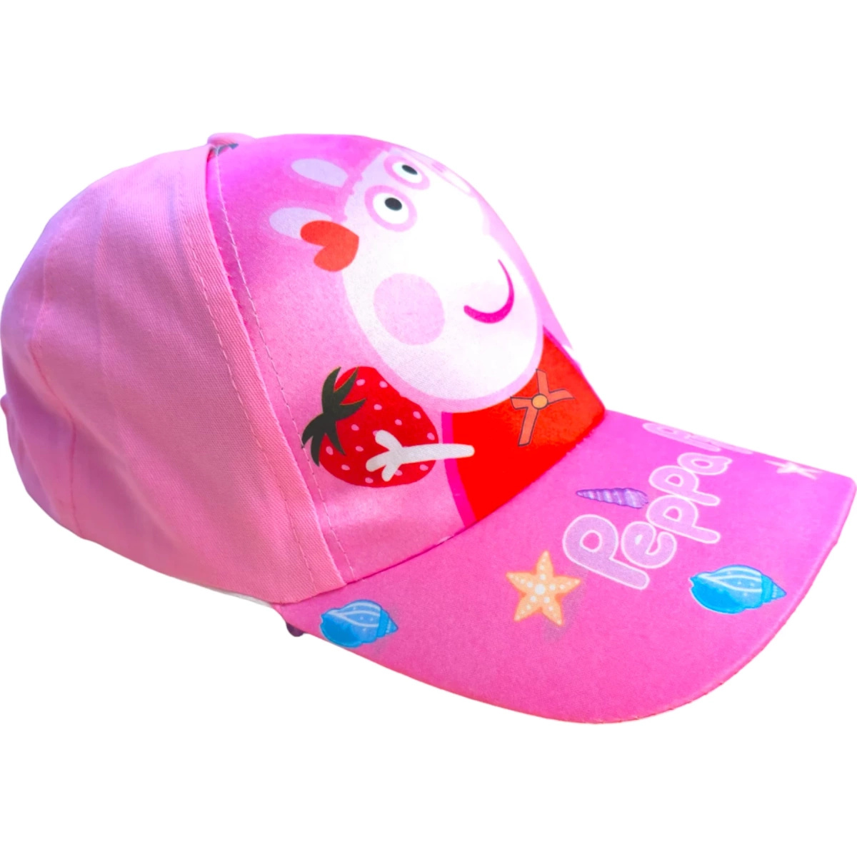 CZAPKA Z DASZKIEM DZIECIĘCA ŚWINKA PEPPA BEJSBOLÓWKA NA LATO DLA DZIECI