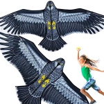 MEGA LATAWIEC ORZEŁ MOCNY DUŻY OGROMNY PTAK XXL 130 CM ODSTRASZACZ PTAKÓW 