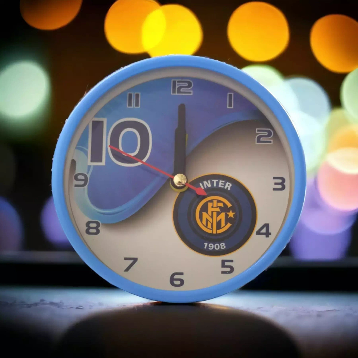 ZEGAREK KIBICA BUDZIK INTER MEDIOLAN DLA KIBICÓW FANÓW DRUŻYNY Z MEDIOLANU