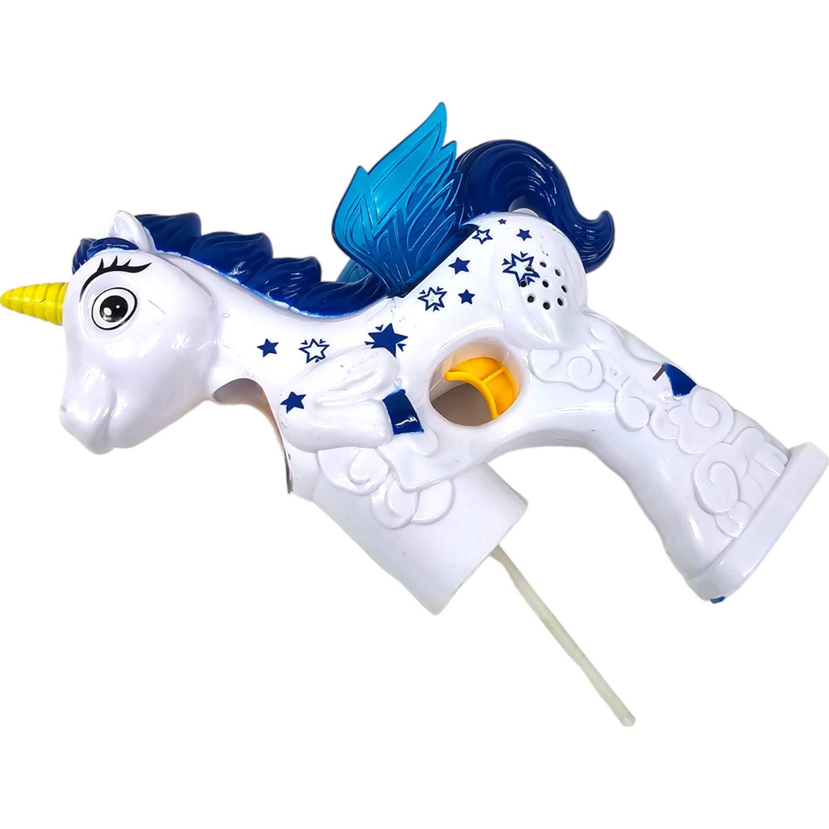 PISTOLET DO BANIEK DLA DZIEWCZYNKI JEDNOROŻEC + 2x PŁYN BAŃKI MYDLANE PEGAZ