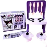 KUROMI MINI KUCHNIA DLA DZIECI NAUKA GOTOWANIA ZESTAW AKCESORIA PRZYBORY