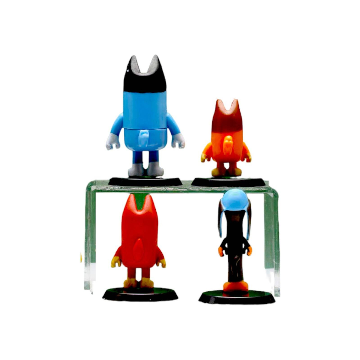 ZESTAW FIGUREK BLUEY I BINGO PRZYJACIELE 4 SZT FIGURKI Z BAJKI FIGURKA 