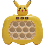POP IT KONSOLA PUSH POKEMON PIKACHU GRA ELEKTRONICZNA ZRĘCZNOŚCIOWA 4 TRYBY