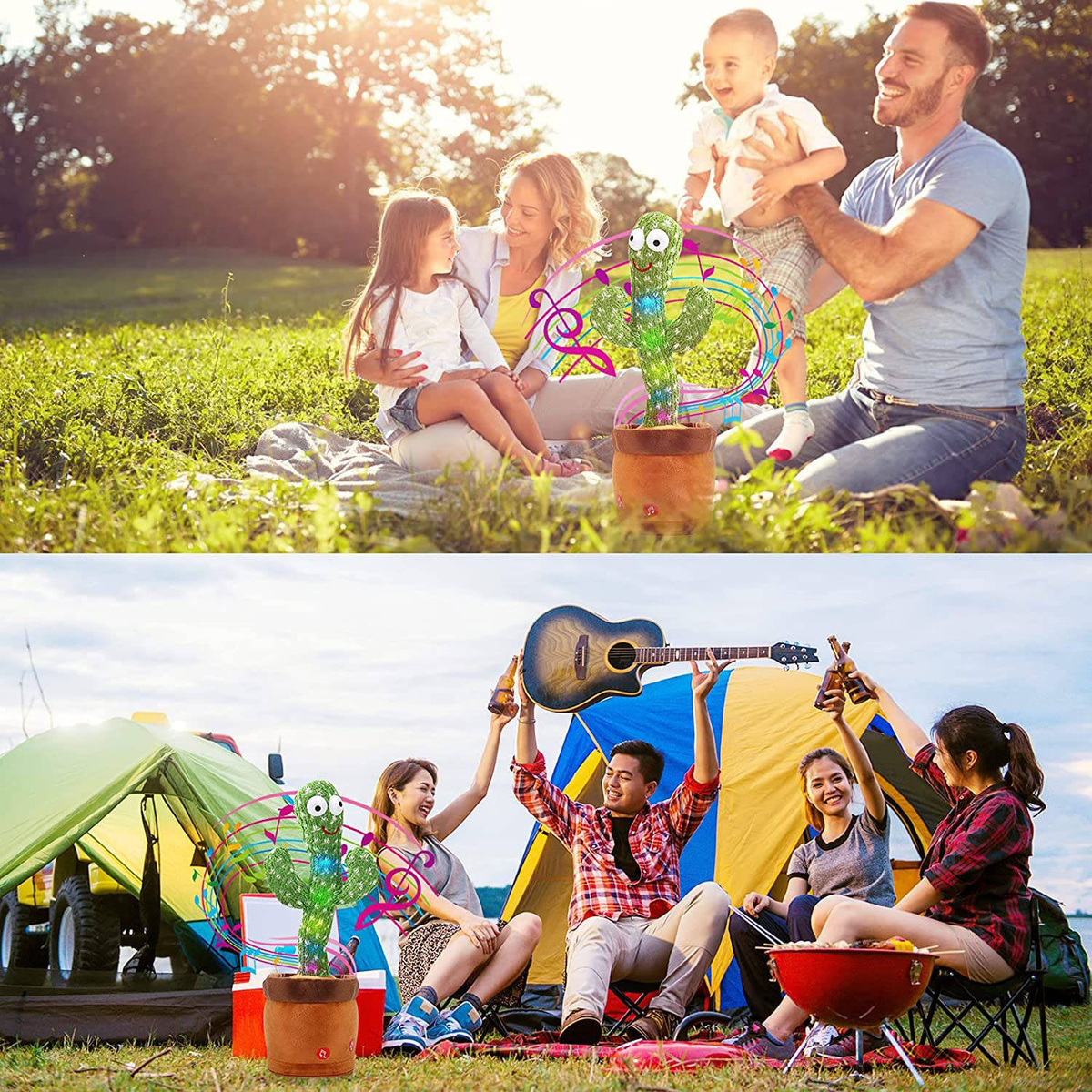 KAKTUS ŚPIEWAJĄCY TAŃCZĄCY POWTARZA MÓWI TAŃCZY POWTARZA ŚWIECI PIOSENKI