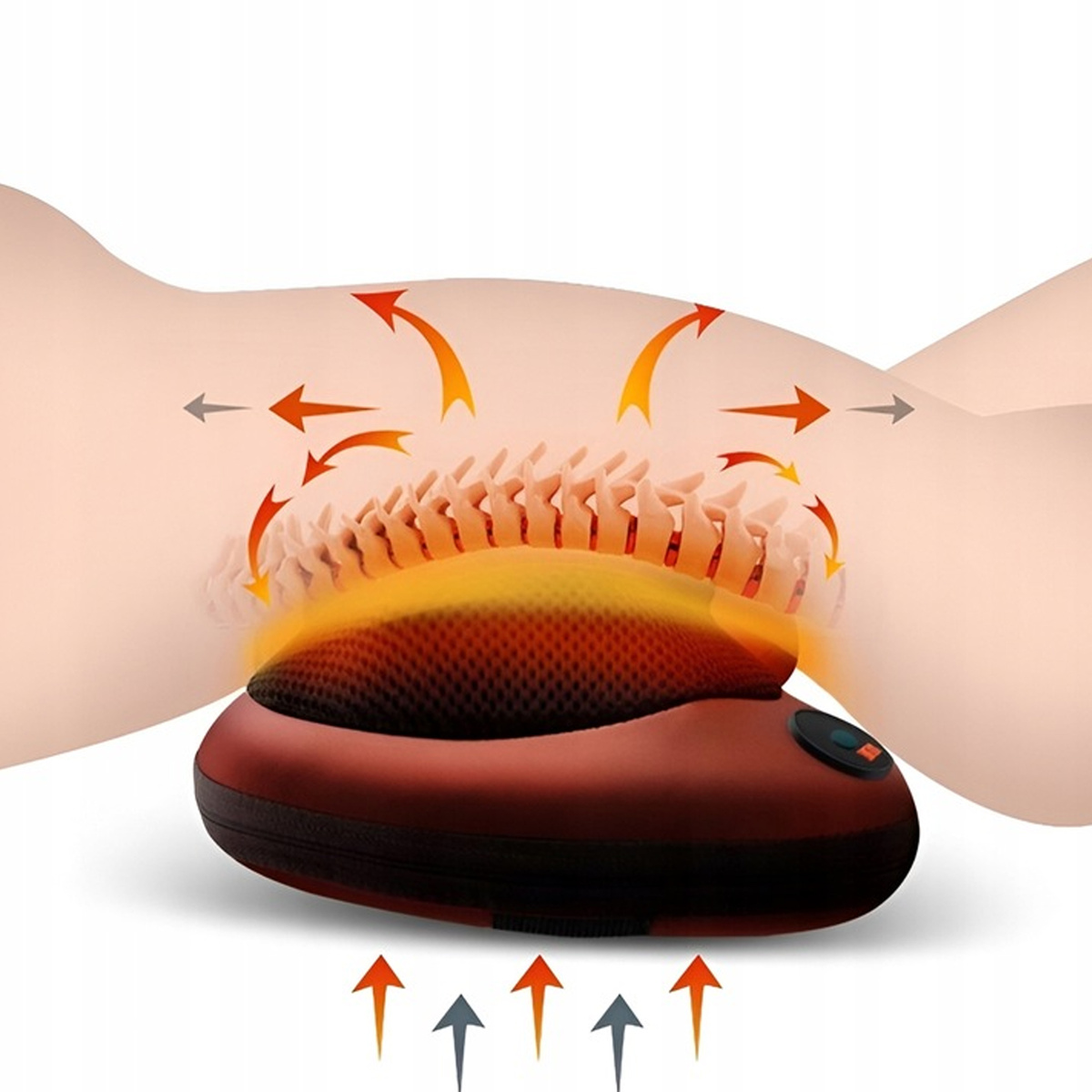 MASAŻER SHIATSU PODUSZKA MASUJĄCA DO CIAŁA KARKU STÓP ŁADOWARKA SAMOCHODOWA